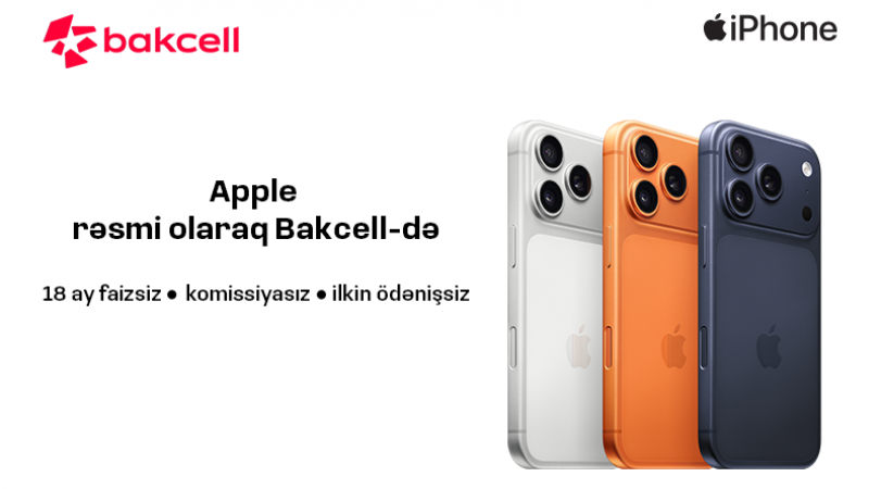 <p>Apple məhsullarını rəsmi olaraq Bakcell Shop-da əldə et!</p>
